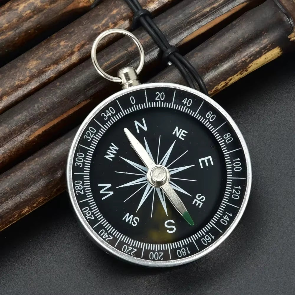 Camping Hiking Compass Navigation Portable Handheld Compass Survival Practical Guider Outdoor Travel Survival Compass Tools