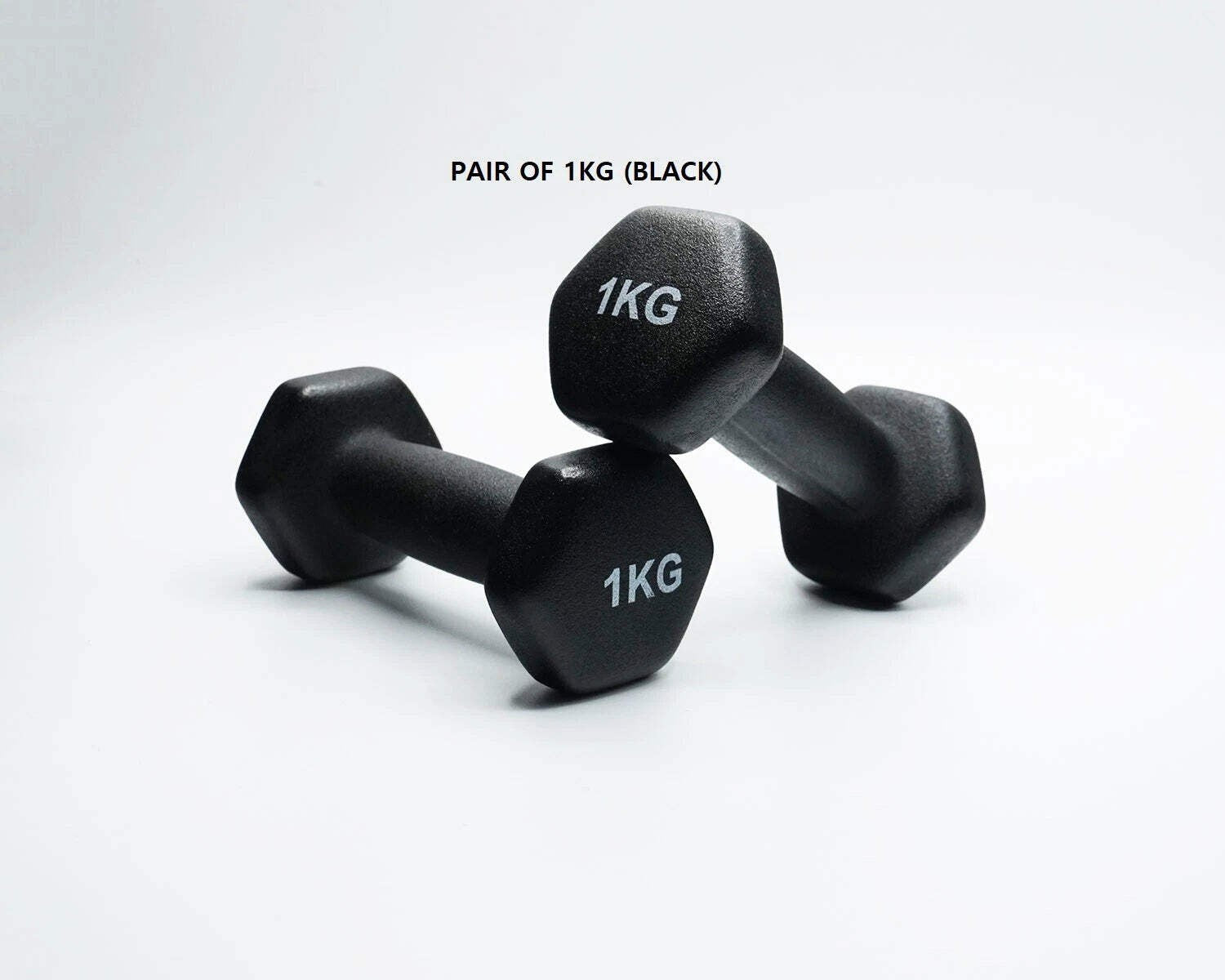 Neoprene Dumbbell Pair – Cast Iron Core Non-Slip Weights 0.5Kg–5Kg – Home Gym UK
