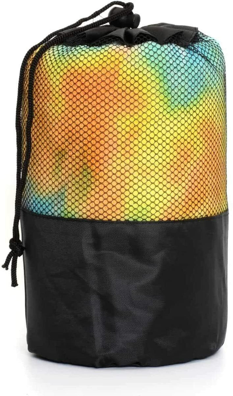 Exercise Fitness Gym Yoga Workout Micro Fibre Pilates Mats Non-Slip Towels & Bag