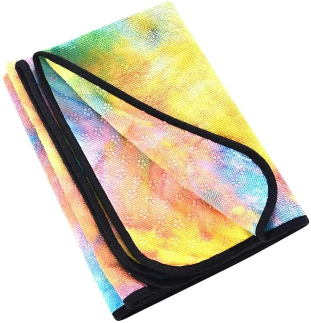 Exercise Fitness Gym Yoga Workout Micro Fibre Pilates Mats Non-Slip Towels & Bag