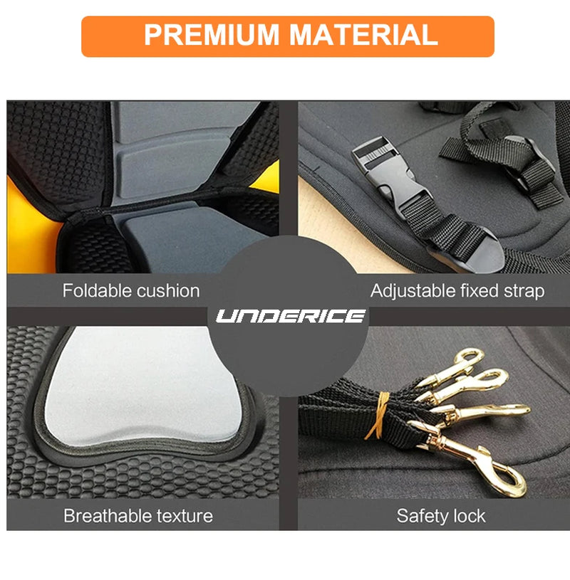 Kayak Seat Boat Seat Kayak Accessories Asiento Kayak Adjustable Backrest with Boat Cushion Paddle Board Kayak Padded Seat