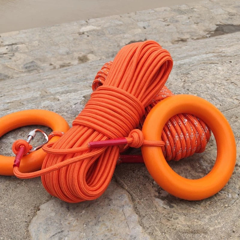 500Cm Reflective Survival Rope Wear-Resistant Fire Rescue Rope Portable Water Life Buoy Emergency Survival Gear Outdoor Tools