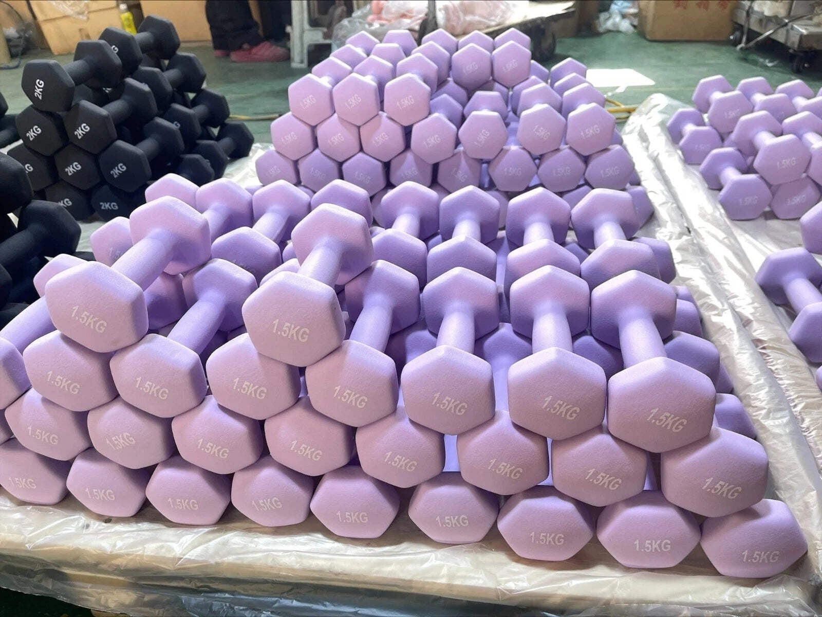 Neoprene Dumbbell Pair – Cast Iron Core Non-Slip Weights 0.5Kg–5Kg – Home Gym UK