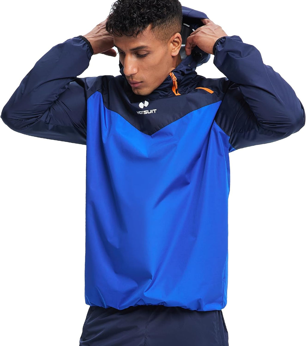 Sauna Suit for Men Sweat Sauna Jacket Pant Gym Workout Sweat Suits