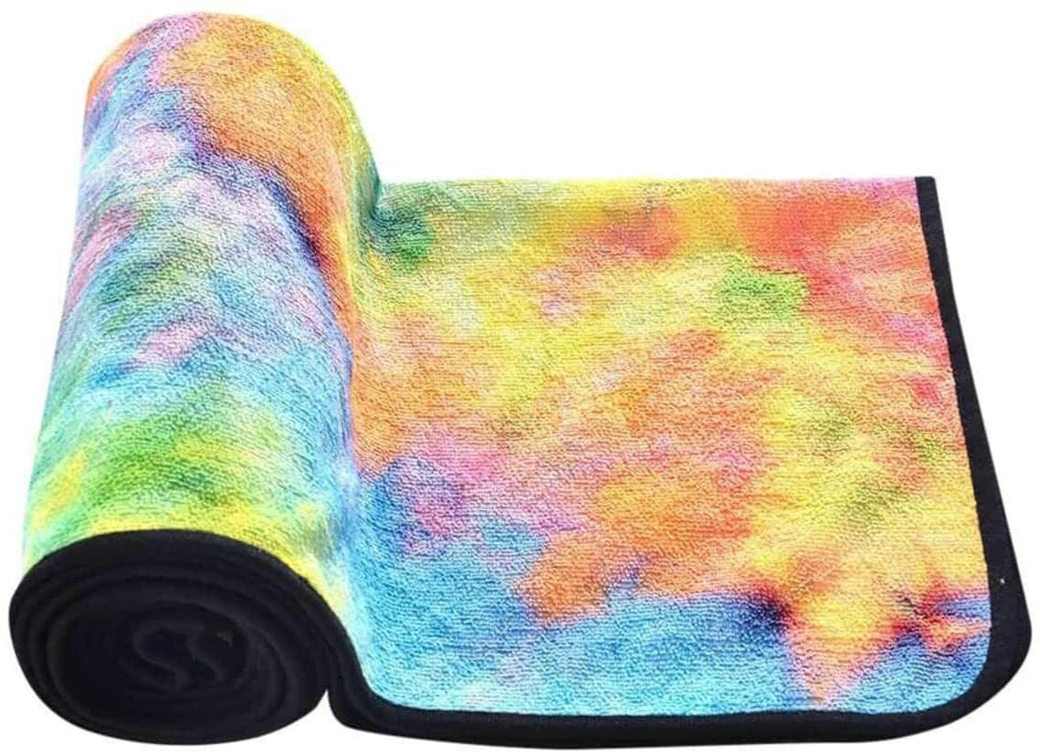 Exercise Fitness Gym Yoga Workout Micro Fibre Pilates Mats Non-Slip Towels & Bag