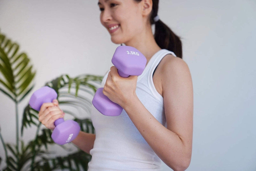 Neoprene Dumbbell Pair – Cast Iron Core Non-Slip Weights 0.5Kg–5Kg – Home Gym UK